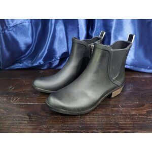 Lucky Brand Basel H2O Black Rain Boots Womens Size 8M